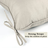 Outdoor Deep Seat Cushions for Patio Furniture Waterproof Set