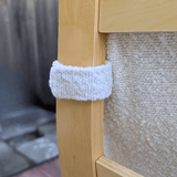 Natural White Bouclé Poäng Slipcovers – Compatible with IKEA Poäng Chair & Footstool