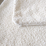 Natural White Bouclé Poäng Slipcovers – Compatible with IKEA Poäng Chair & Footstool